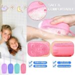 Bubble Bath Brush – Double-Sided Silicone Body Brush with Quick Foaming Sponge, Gentle Exfoliation & Massage for All Skin Types - Image 4