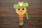 Handheld Fruit Shape Toy Fan for Kids – Cute Cartoon Design, Safe Soft Blades, Portable Mini Fan for Summer Play & Cooling (Random Design) - Image 3