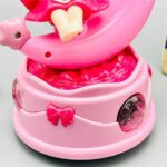Rotating Moon Doll Toy With LED Lights & Music – Adorable Crescent Moon Design, Universal Rotation, Safe for Kids 3+, Pink & Purple Gift for Fun and Sensory Play (Random Color) - Image 4