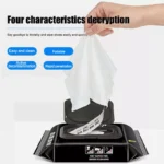 Disposable Shoe Cleaning Wipes | Quick Shine Clean Wet Wipes (80 Wipes In 1 Packet) | Instant Shoe Care | Easy, Mess-Free Cleaning - Image 2